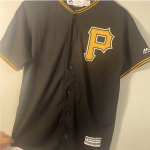 Vintage PITTSBURGH PIRATE Fangear pullover Majestic Genuine MLB Jersey authentic